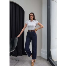 Esra Helvacı Boyfriend Süet Kemerli Jean