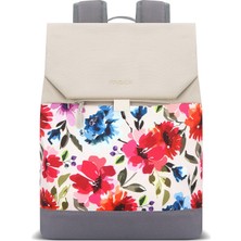 Mack Mce-1306 14.1" Zen Eco Günlük Sırt Çantası Bej Çiçekli Notebook Sırt Çantası