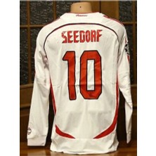 Alaturka Mix Milan 2006 Seedorf 3 Beyaz Uzun Kol Eefsane Taraftar Forması