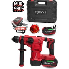 MUR-9605 Retools Bordo 5 kg Akülü Kırıcı Delici