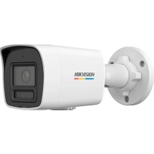 Hikvision Hıkvısıon DS-2CD1047G2H-LIUF 4mpix, 2,8mm Lens, H265+, 30MT Gece Görüşü,color Vu Lite, Full Time Color, Dahili Mikrofon, Metal Kasa Bullet Ip Kamera