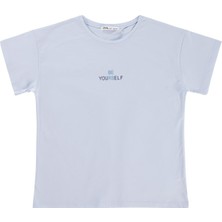 Civil Girls 10-13 Yaş Tişört - Mavi