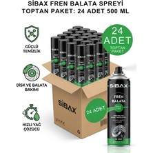Sibax Fren Balata Temizleyici Sprey 500 ml 24 Adet (1 Koli)