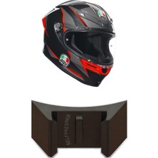 Krm Agv K6S Motosiklet Kask Çene Aksiyon Kamera Tutucu(Tutucu Görseli Temsilidir )