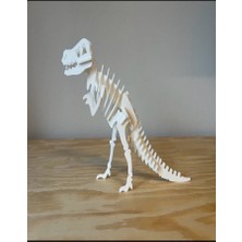 Major Hobi 3D Baskı T-Rex Dinozor Puzzle Kit – 3D Yapboz Maket Seti