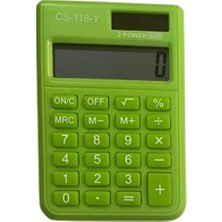 Belirtilmemiş Csl Cs-118-Y Yeşil 8 Hane Cep Tipi Hesap Makinesi