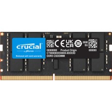 Verto Crucıal CT16G64C52CS5, 16GB, 6400MHZ, Ddr5, CL52,  Sodımm, Notebook Ram (By Micron)