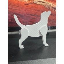 Major Hobi 3D Baskı Köpek Puzzle Kit – Dekoratif Ahşap Görünümlü Yapboz Set