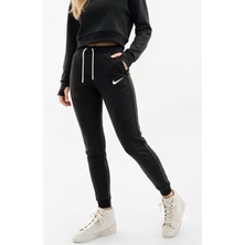 Nike Sportswear Essential Fleece Fermuar Cepli Kadın Siyah Eşofman Altı