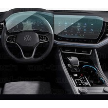 Ael-Tech Volkswagen Touareg Uyumlu Navigasyon ve Dijital Gösterge 9h Nano Ekran Koruyucu 2’li Set
