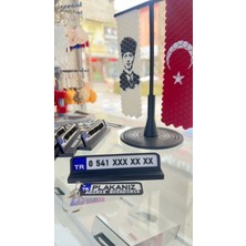 EzelModArt Plaka Tasarımlı Anahtarlık ve Numaratör