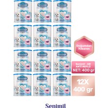 Senimil Anti-Reflü (Ar) Bebek Sütü 400 gr  12 Li Avantaj Paketi