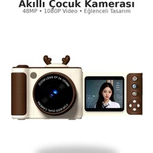 Qasul Akıllı Çocuk Kamerası 48MP Güç Eğlence ve Öğrenme Bir Arada – Oyna Çek Eğlen