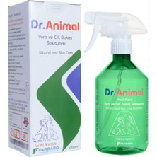 Dr. Animal 500 ml Kedi ve Köpek Yara, Göz, Kulak ve Mantar Bakım Solüsyonu (Yalanabilir Antiseptik)