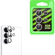 Gpack Samsung Galaxy S26 Ultra Uyumlu Kamera Lens Koruyucu Metal Tekli CL07 Gümüş