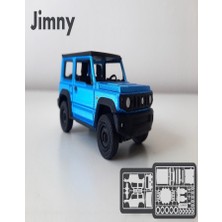 Major Hobi 3D Yazıcı Üretimi Suzuki Jimny Puzzle Kit – Birleştirilebilir Dekoratif Model