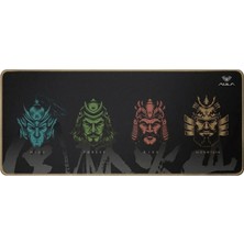 Aula Mp-Wffm 70X30CM Gaming Oyuncu Mousepad Kaymaz Tabanlı Kenar Dikişli Siyah