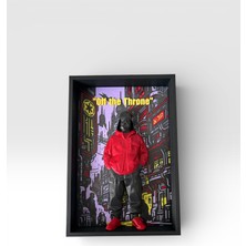 Major Hobi 3D Baskı Darth Vader Tablo 17,5X25,5 cm – Çerçeveli Dekoratif Duvar Panosu