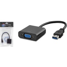 Hadron Hdx7779 Usb3.0 To Vga F Çevirici 1080P Siyah