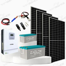 Yapı Solar Yapısolar 3 Kw Mppt Solar Güneş Enerjisi Bağ Evi L Paketi