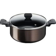 Tefal Easy Cook & Clean Tencere, 24 cm (4,7 L) + Kapak B5544602