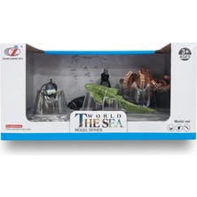Tufy Toys Dalgıç ve Okyanus Hayvanları Figür Seti -Model Hayvan Oyuncak