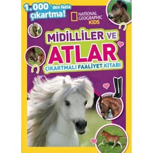 Flamex Kids Midilliler ve Atlar Çıkartmalı Faaliyet Kitabı