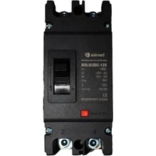 Solinved 80A 1000V 2 Kutuplu Dc Şalter - SOLM3DC-80