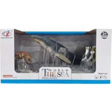 TUFY TOYS DENİZ CANLILARI SETİ- BALİNA/DENİZ KAPLUMBAĞASI VE TROPİKAL BALIK MODEL HAYVAN OYUNCAK SETİ