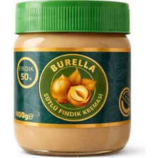 Burella Sütlü Fındık Kreması %50 Fındık Içerikli 400G – Yoğun Kıvam, Katkısız Lezzet