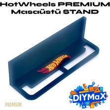 Hot Wheels Premium Masaüstü Standı – 3 Adet Koleksiyonluk Araç Kutusu Sergileme Standı