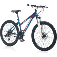 Corelli Voras 1.0 26 Jant 21 Vites Mekanik Disk Fren Dağ Bisikleti Okyanus Mavisi Kırmızı Kadın