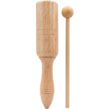Temel Ahşap Agogo Ritim Müzik Aleti 20 cm