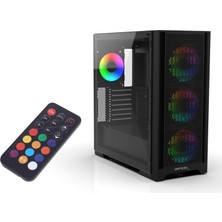 Inca Emg-17Xb 4X1200Mm Kumandalı Argb Fan Gaming Computer Case Boş Bilgisayar Kasası