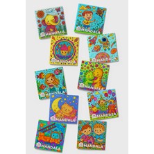 Art Terapi Mandala Yayınları Çocuklar Için Mandala ve Boyama Kitabı 10'lu Set