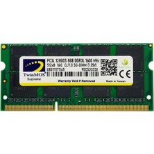  8gb ddr3 1600mhz cl16 1.35v low volt.mdd3l8gb1600n notebook ram