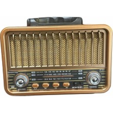 Everton Rt-834 Radyo-Tf Card-Usb-Kumandalı Nostaljik Radyo Solar Güneş Panelli
