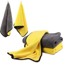 SiHako Yünlü Mikrofiber Araba Temizlik Bezi 50X70