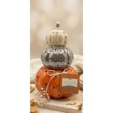 My Balli Store Wellesley Manor Caramel Pumpkin Latte Kokulu Dekoratif Seramik Balkabağı