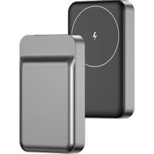 Shaza Nexa Serisi 10.000 Mah Slim Magsafe Powerbank - Gri