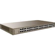 Tenda Teg1050F 48 Port 10-100-1000 Mbps + 2 Port Sfp Switch Hub Çelik Kasa Rack Mount