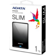 Adata 1Tb Hv620S 2.5" Usb 3.2 Gen1 (Usb 5Gbps) Siyah Harici Taşınabilir Harddisk