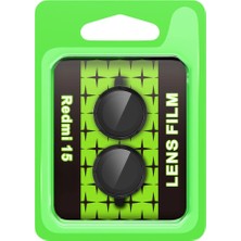 Uravas Store Redmi 15 4g Raze Metal Kamera Lens - Siyah