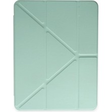 Uravas Store Ipad 12.9 (2021) Kılıf Kalemlikli Mars Tablet Kılıfı - Yeşil