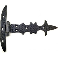 Uravas Store Lounge Antika Tarz Dekoratif Pirinç Kuyruklu Lale Menteşe - Dar Kasa, Oksit