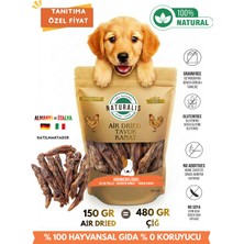 Tavuk Kanat %100 Doğal Çiğnemelik Köpek Ödül Maması Airdried Kurutulmuş Tavuk Kanadı 150 gr