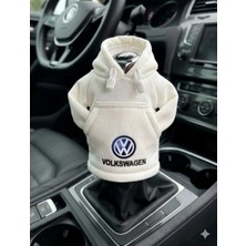 Volkswagen Beyaz Vites Poları Otomobil Vites Topuzu Kılıfı