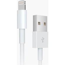 Megatech Chc65 3.0A 1 Metre Lightning Beyaz Şarj Kablosu