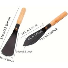 Uravas Store Ahşap Saplı Bahçe El Aletleri Seti 2 Adet