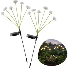 Uravas Store 2 Adet Plastik Mantar Sensörlü Solar Bahçe Lambası